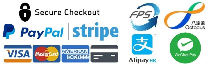 Joinfit Accepts Credit Cards PayPal Stripe Octopus FPS Alipay Wechat Pay