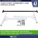 Pull Up Bar 120cm Wall Ceiling Mount 6