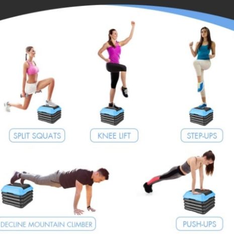 mini step box aerobic fitness step platform deck block adjustable restep alternative for home Joinfit Hong Kong Free Delivery 9
