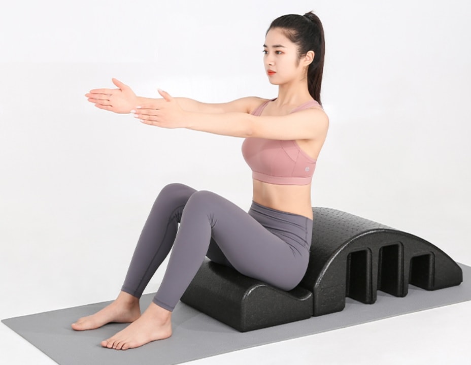 Pilates Spine Corrector Barrel Home Gym Fitness Workout Equipment