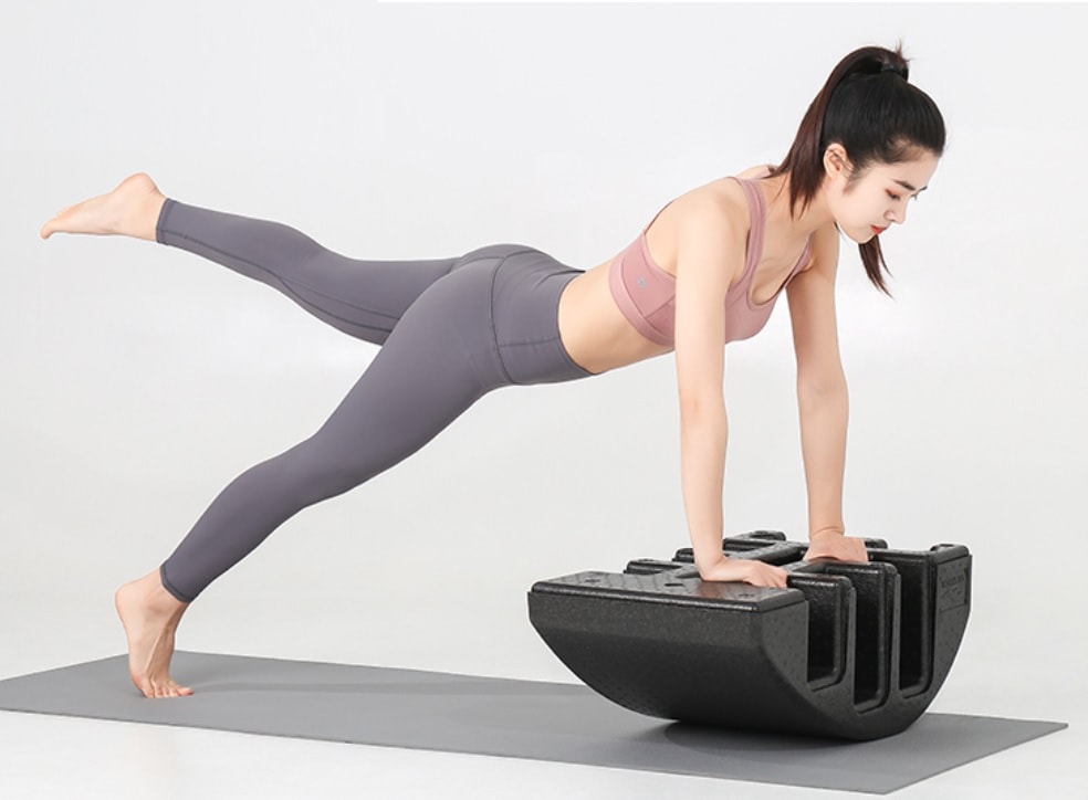 Balanced Body Pilates Arc, Step Barrel for Spine Exercises,  Balance, Core Strengthening, and Stretching, Spine Corrector, Reformer  Wedge, Fitness Training Tool, Pilates Equipment : Pilates Reformers :  Sports & Outdoors