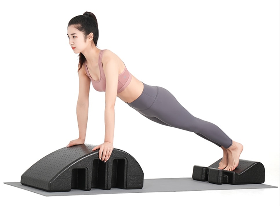 Balanced Body Pilates Arc, Step Barrel for Spine Exercises, Balance, Core  Strengthening, and Stretching, Spine Corrector, Reformer Wedge, Fitness